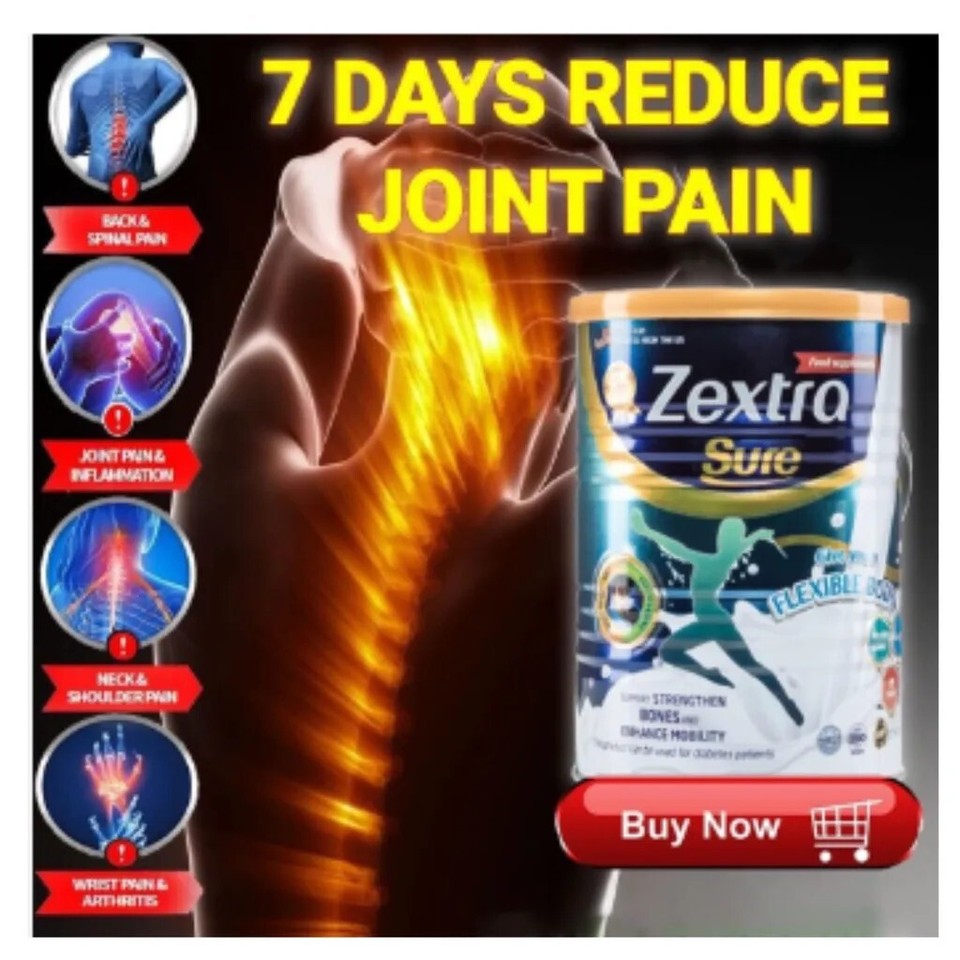 1 Can Zextra Sure Milk / Knee Pain Back Pain (400g) Back Pain