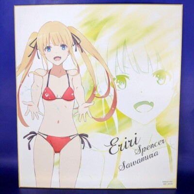 Japan Anime How to Raise a Boring Girlfriend Saekano color paper Sawamura ver.2