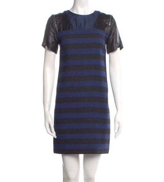 sandro short striped dress Dolla Mini Striped Dress