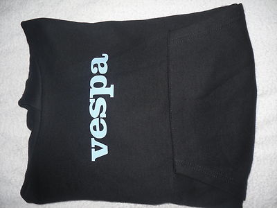 Hoodie Vespa Noir – Enfant – Unisexe – Rétro – Russell Athletic – Taille Limitée