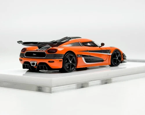 Modellino sportivo LMLF 1:64 Orange One 1 Super Racing auto in metallo pressofuso - Foto 8 di 12