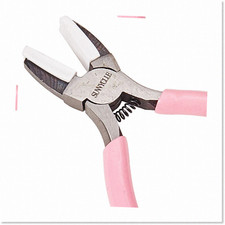5.5 Inch Double Nylon Jaw Flat Nose Pliers - High-Quality Precision Tool for Wir