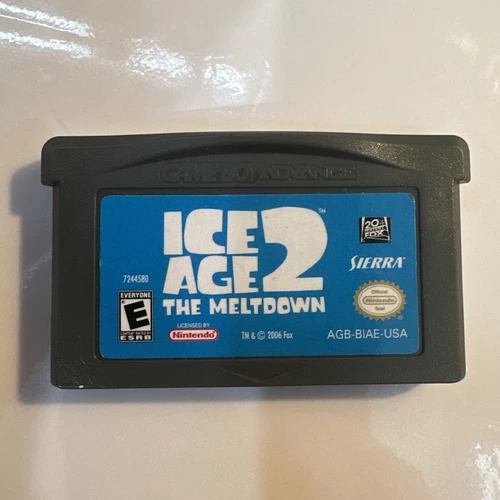 Ice Age 2: The Meltdown (Nintendo Game Boy Advance, GBA) Cart Only - Tested