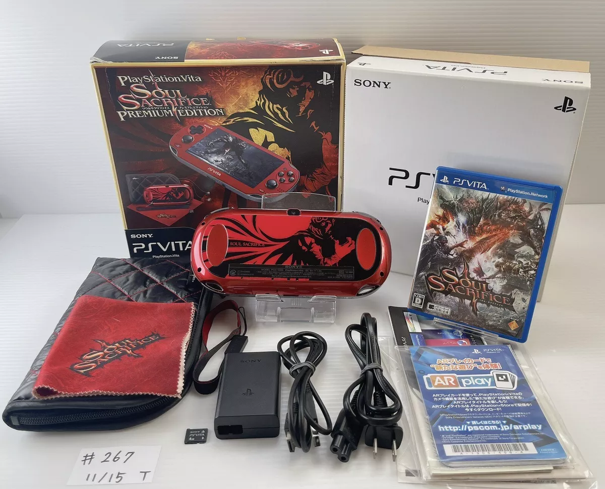 Sony PS Vita Soul Sacrifice Premium Edition PCH-1000 FW.3.74 w/charger 4GB  boxed