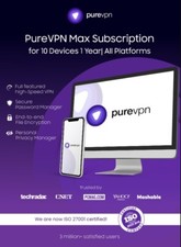 PureVPN Max Subscription for 10 Devices 1 Year All Platforms