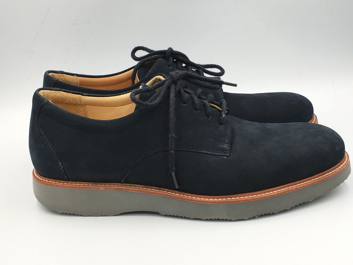 SAMUEL HUBBARD Bucks Mens Size 10/43.5  Navy Blue Nubuck Casual Oxfords Shoes SAMUEL HUBBARD Bucks Mens Size 10/43.5 Navy Blue... | Depop main image 3