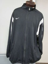 Used  Faded Nike Team Fit-Dry Long Sleeve Men's Size 3XL Black  Whirte Jacket