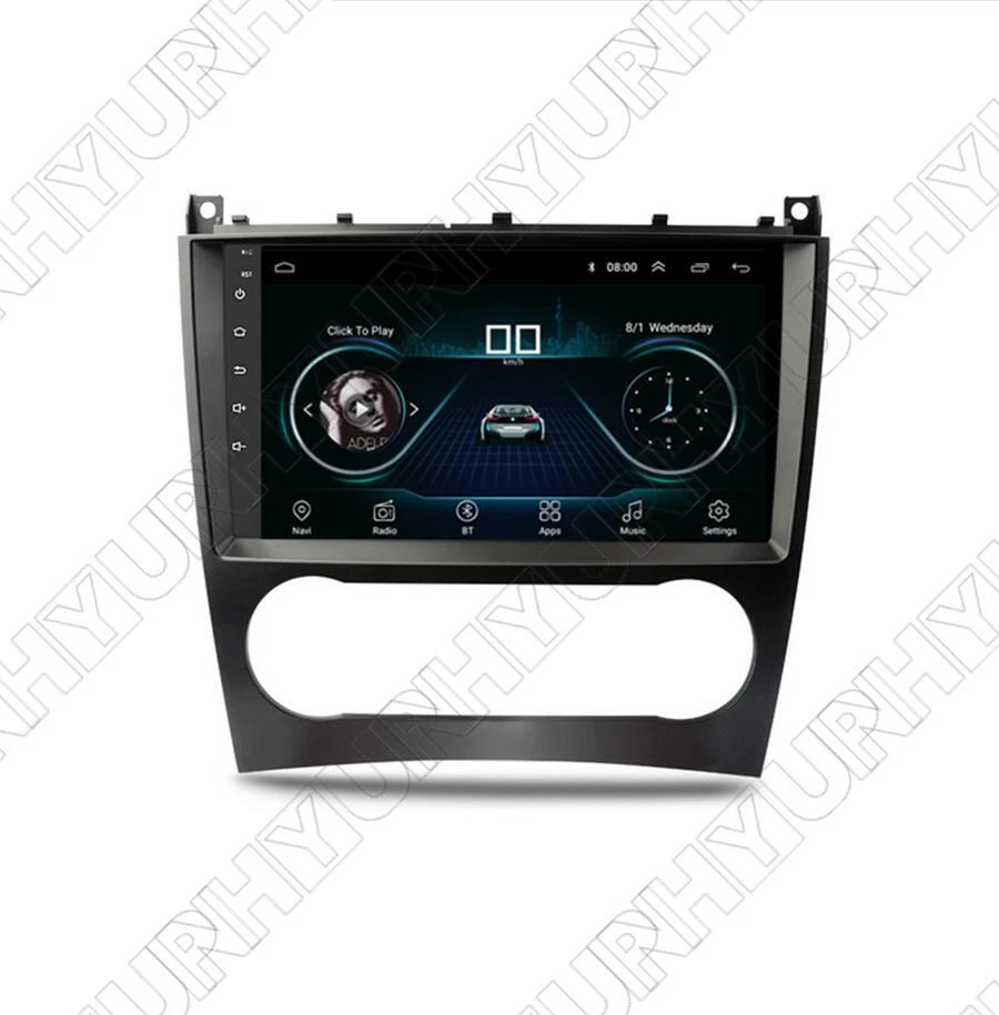 GPS estéreo para automóvil Android 10.1 de 9"" para MERCEDES BENZ C CLK CLC Clase G W203 W209/463 Foto 2 de 4