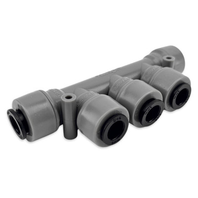 Duotight Push-In Fitting | 8 mm (5/16'') | 5-Way Multi-Tee - draft beer splitter
