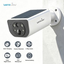 Wansview 2K Outdoor Wireless Solar Battery Security Camera WiFi Home Cam