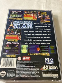 College Slam Basketball (Sega Saturn) w/ Reg - Tested - Authentic