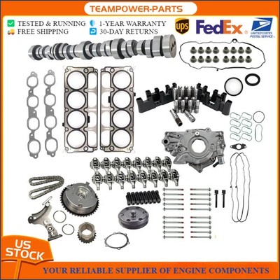 For 2014-2021 Chevy GMC 5.3L V8 AFM DOD Kit Camshaft Lifters Timing Head Gasket