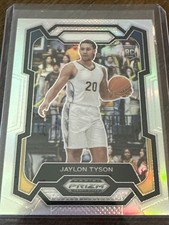2024-25 Panini Prizm Draft Picks - Jaylon Tyson #92 Silver Prizm (RC)