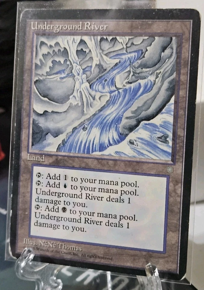 MTG Underground River Ice Age MP Rare Magic the Gathering - Image 3 of 4