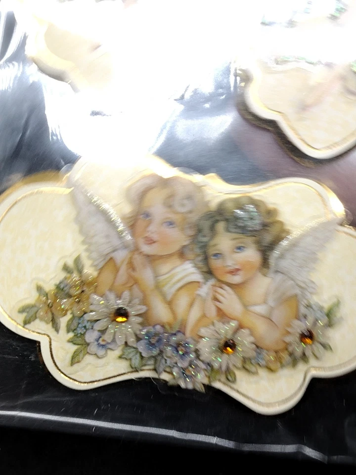 Pegatinas dimensionales para álbumes de recortes artesanales de querubines ángeles Foto 4 de 4