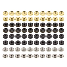 80 Pcs Snap Fasteners for Sewing Metal Kit Garment Button Clothing