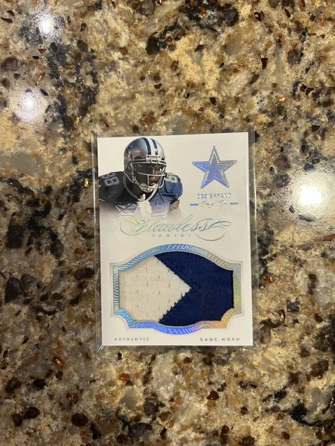 2014 Panini Flawless Platinum Game Used 1/1 Patch Cowboys Dez Bryant