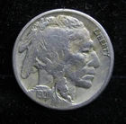 1920-S BUFFALO NICKEL - NICE FULL DATE - 3/4 HORN - MAY BE POLISHED