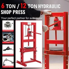 Manuelle Werkstattpresse 6T /12T Hydraulikpresse Stahl, Rahmenpresse Lagerpresse