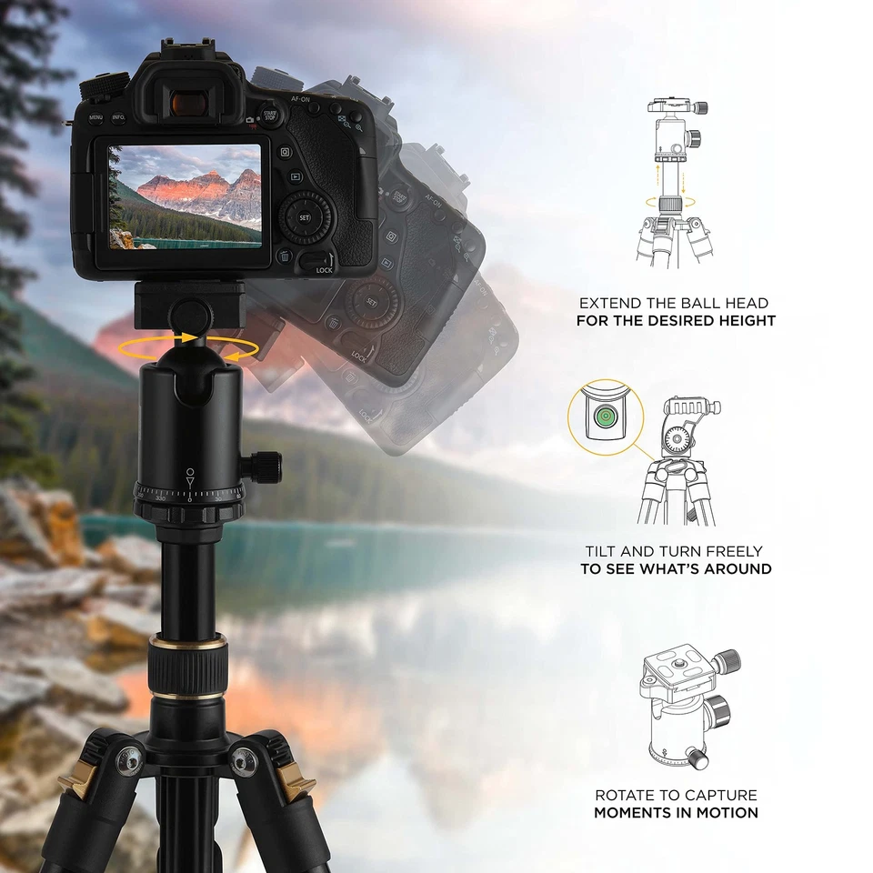 2 In 1 Camera Tripod Monopod Compact Lightweight Durable For Photography And ... - Image 3 of 4