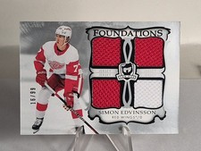 2023-24 Upper Deck The Cup Foundations Quad /99 Simon Edvinsson 