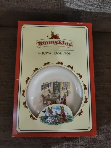 3 Piece Royal Doulton Bunnykins Childrens Plate Cereal Bowl   Mug Set 2002