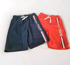 Lot Of 2 Summer Swim Shorts TOMMY HILFIGER Trunks Shorts Size 12-14  M 