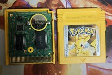 *New Battery* Pokemon Yellow Version - Genuine Nintendo Gameboy Game Boy Colour