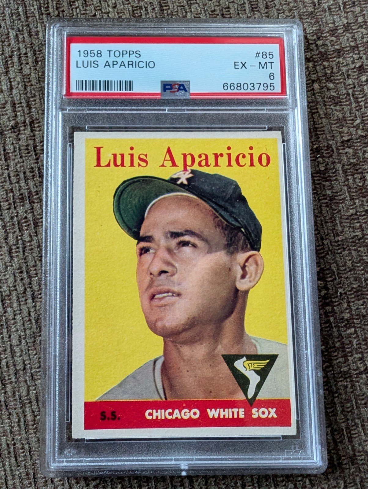 1958 Topps LUIS APARICIO Chicago White Sox #85 PSA 6