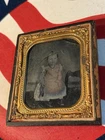 Wonderful Civil War Era Glass Photo Of Child