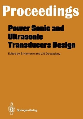 Hamonic - Power Sonic and Ultrasonic Transducers Design - New paperbac - X555z