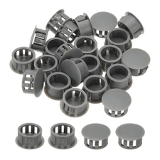 Plastic Hole Plugs, 99 Pcs 5/7"(17mm) Round Plastic Hole Caps, Gray