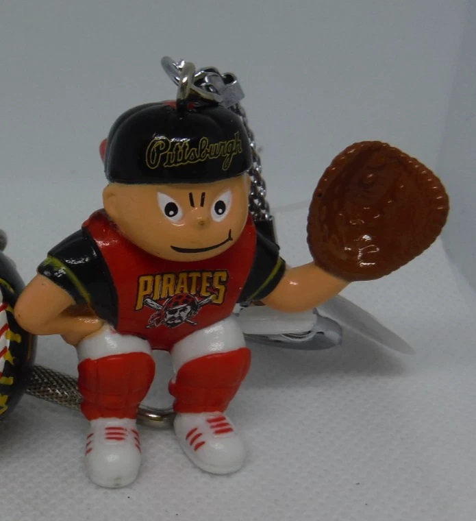 J.F. Sports - 50- Pittsburgh Pirates Baseball Key Chains - Image 2 of 4