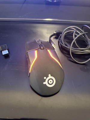 SteelSeries Rival 650 Wireless Optical Gaming Mouse Black with RGB Lighting