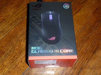 ASUS - ROG Gladius III Core Lightweight Optical Ergonomic Gaming Mouse - NEW!!