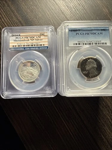 Over 2oz of silver11 USA Silver Quarter PCGS PRD70DCAM