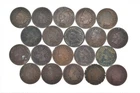 Lot 20 1800's 1890-1899 Indian Head Penny Cents US Coin Collection 2/5 Roll *898