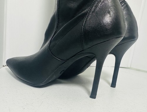 Stuart Weitzman Tie Model Soft Leather Over-The-Knee Heel Boots 7 M - Picture 10 of 17