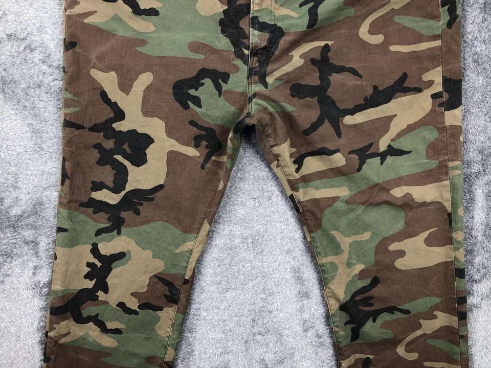 Calça Polo Ralph Lauren Masculina 46x32 Verde Camuflagem Hampton Relaxada Reta Chino - Imagem 3 de 4