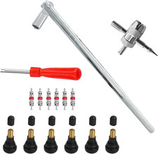 Tire Valve Stem Puller Installer Tool Kit, 6 Pcs TR412 Snap-In Valve Stems  Val