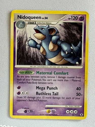 NIDOQUEEN 30/111 RARE RISING RIVALS POKEMON HP