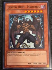 Yugioh Destiny HERO - Malicious Common 1st Ed NM