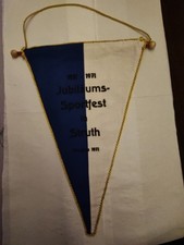 DDR Wimpel Jubil&auml;ums-Sportfest in Struth, Pfingsten 1971, 37 cm lang