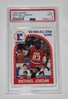 1989 Hoops Basketball Card #21 MICHAEL JORDAN ALL-STAR Bulls Graded PSA 9 MINT