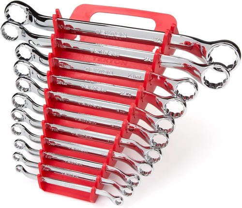 TEKTON Set di chiavi a bussola offset 45 gradi, con supporto, 11 pezzi (6-32 mm) - Foto 2 di 9