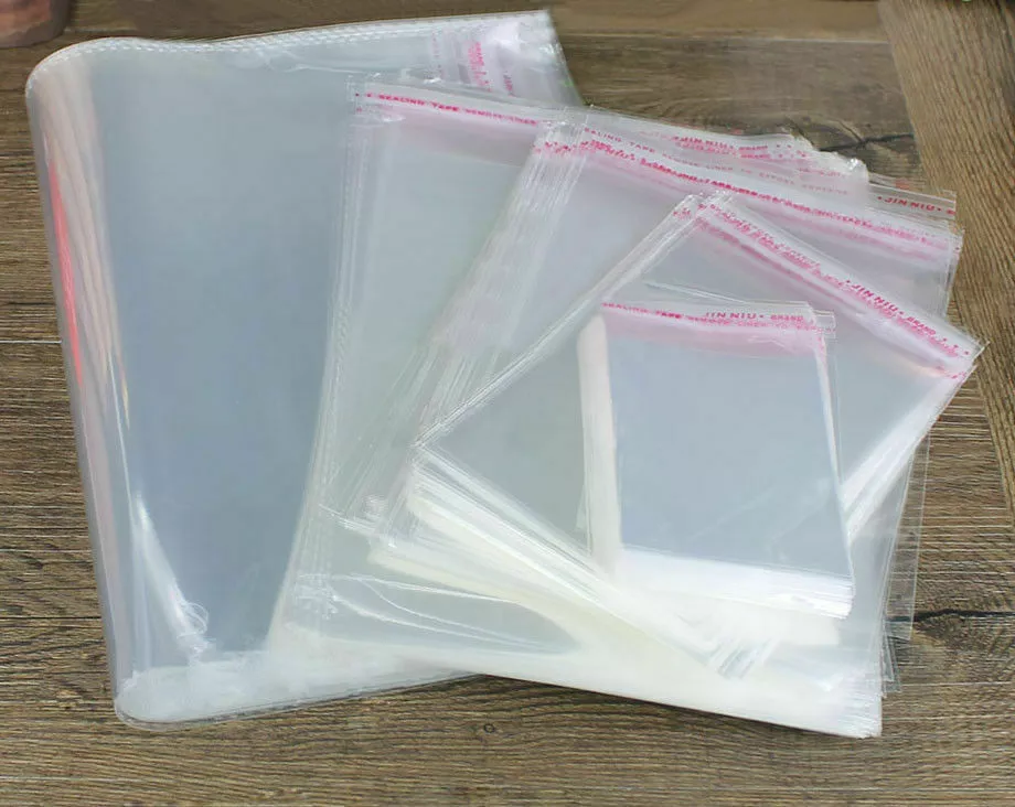 9 X 13 Inch Clear Poly Bags resealable Tshirt Bags Self Seal Cellophane  Bags Adhesive Mail Bags for Packaging Clothing Shipping Small Business