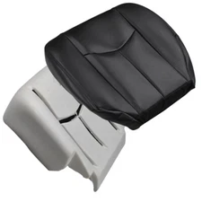 Driver Bottom Seat Cover & Foam Cushion Pad for Chevy Silverado GMC Sierra 03-06