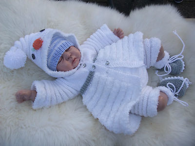 PAPIER STRICKANLEITUNG ZUM BASTELN * ROLY POLY WEIHNACHTEN * SETS FÜR BABY/REBORN PUPPE
