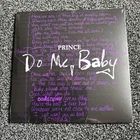 PRINCE DO ME BABY LIMITED EDITION NUMBERED  7" PURPLE VINYL NEW SEALED