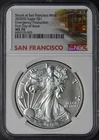 2020(S) American Silver Eagle NGC MS70 EP FDOI Trolley Label - ✪COINGIANTS✪